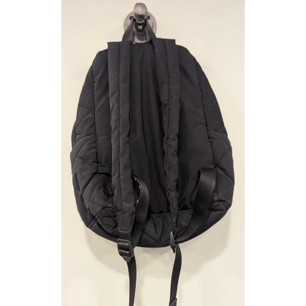 Marc Jacobs Black Quilted Nylon Backpack